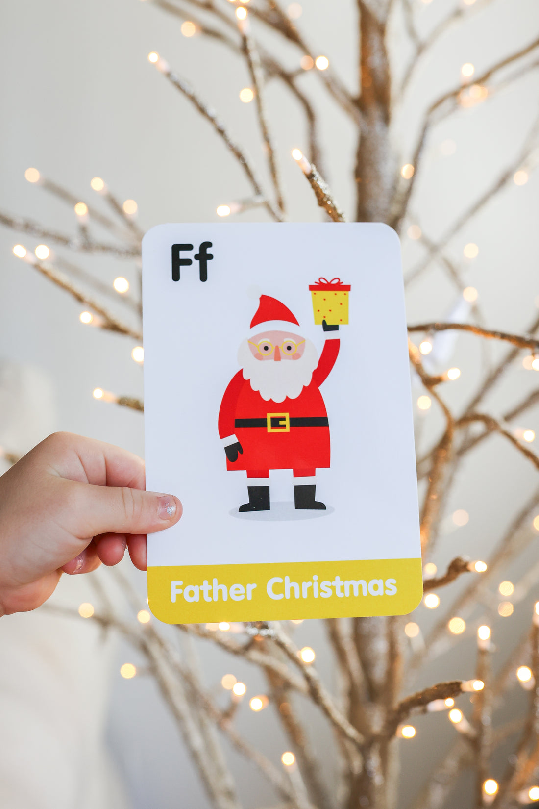 christmas flash cards, toddler flashcards