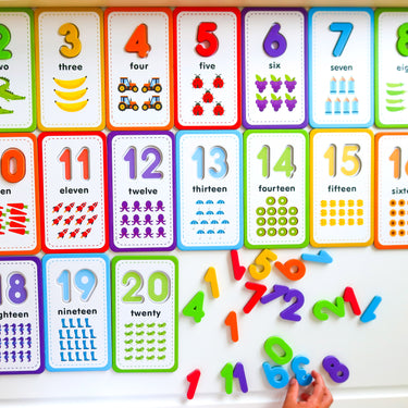 Flashcards & 123 Magnetic Numbers – Curious Columbus Kids