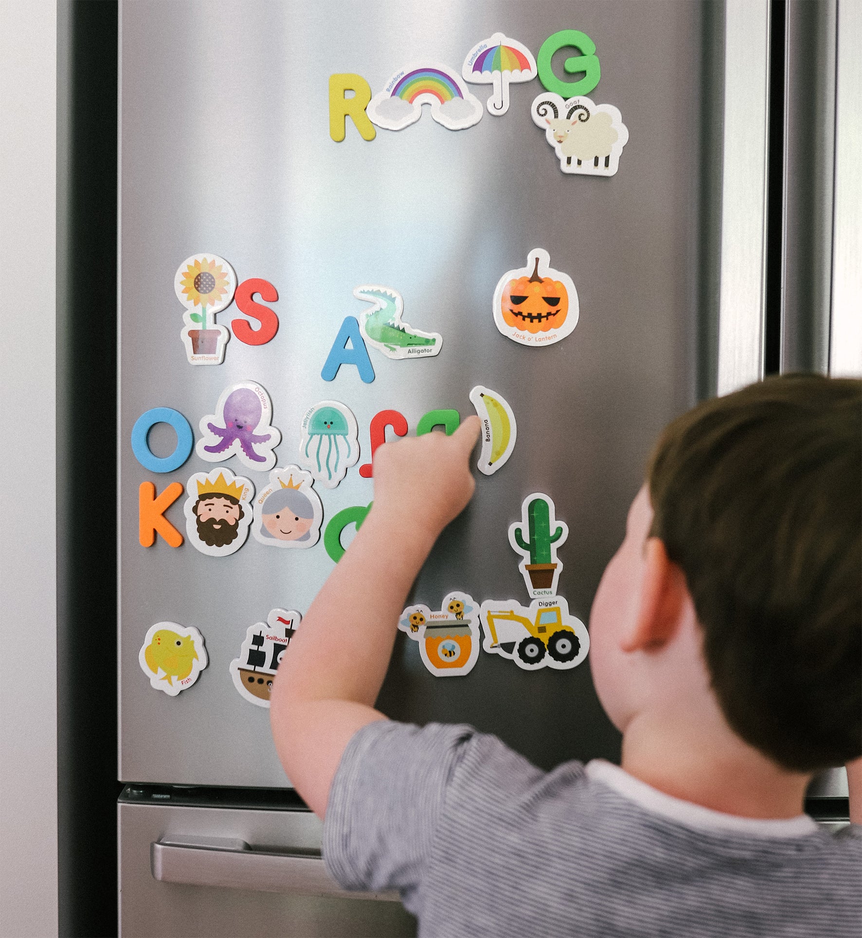 Childrens learning deals fridge magnets